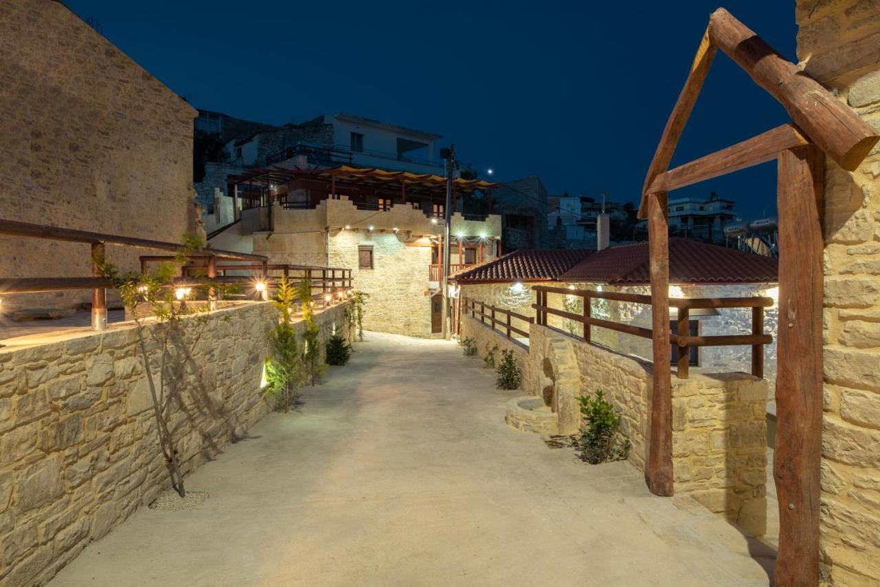 Draganigo Luxury Stone Houses 40 Min From Matala Ano Moulia Buitenkant foto