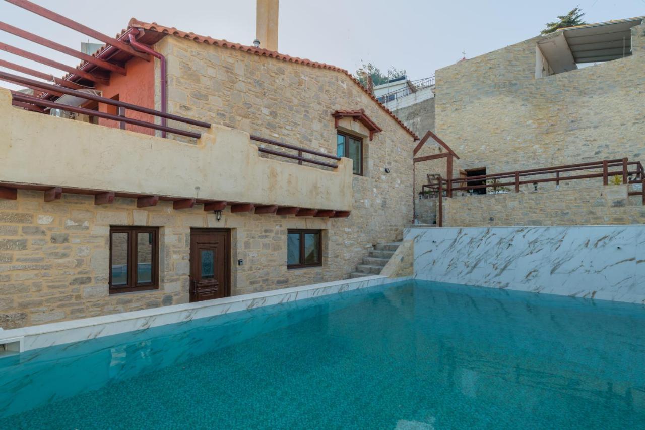 Draganigo Luxury Stone Houses 40 Min From Matala Ano Moulia Buitenkant foto