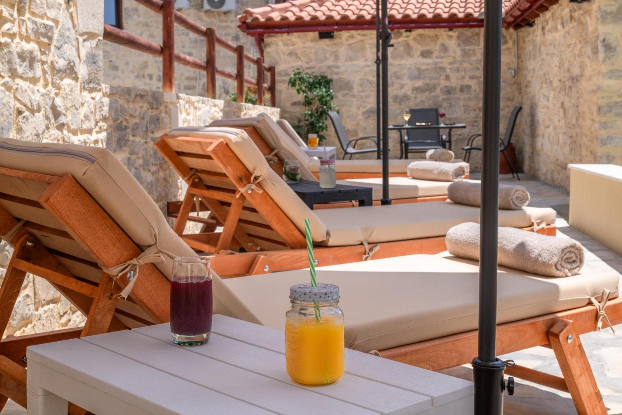 Draganigo Luxury Stone Houses 40 Min From Matala Ano Moulia Buitenkant foto