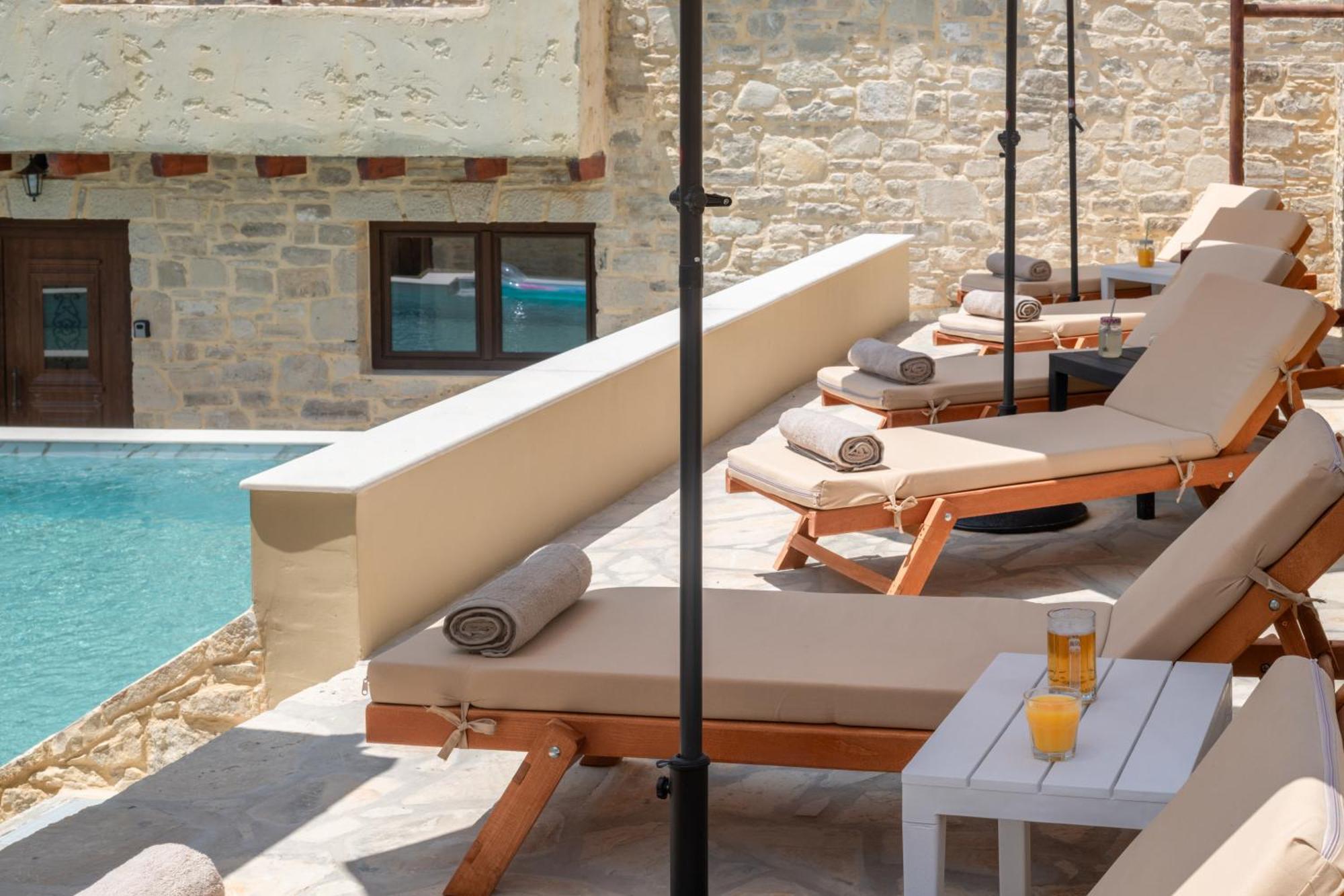 Draganigo Luxury Stone Houses 40 Min From Matala Ano Moulia Buitenkant foto